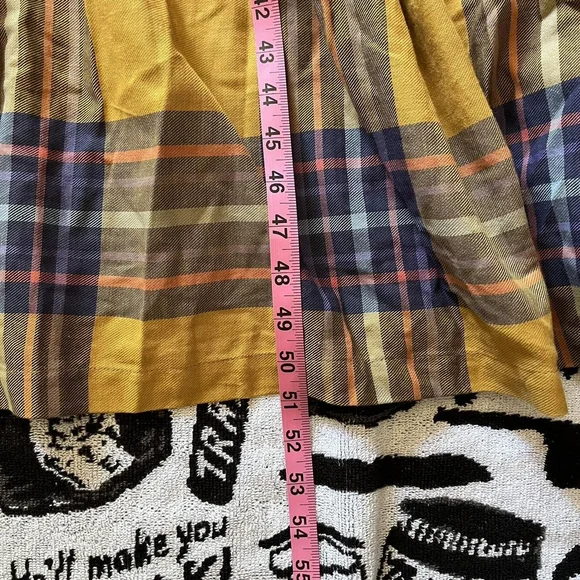 Plaid Sleeveless Dress in Yellow - Picture 4 of 7